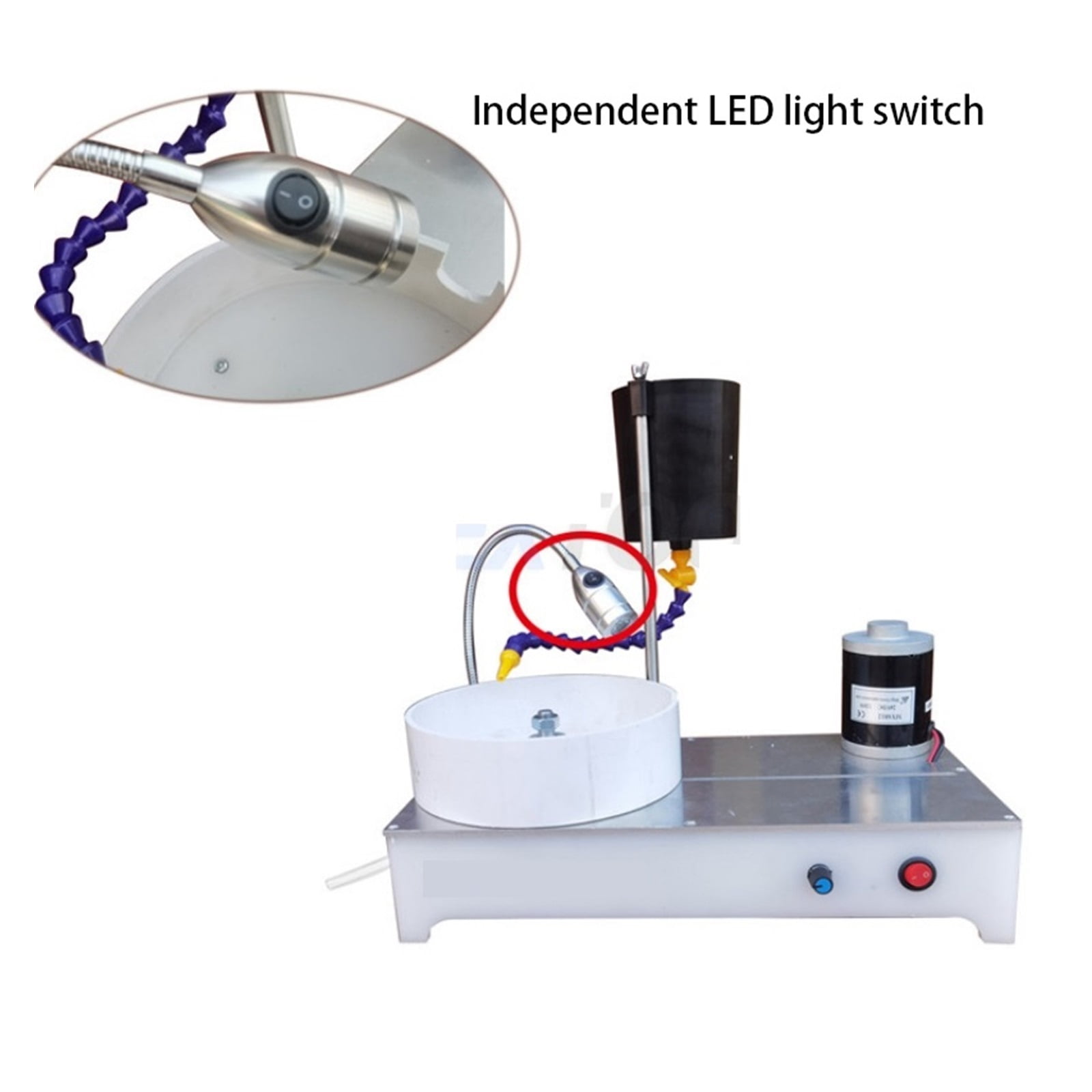 Precision Jewelry Stone Polishing Machine Molding Machine Gem Faceting Machine DC Stepless Speed Gem Angle Grinder