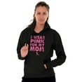thumbnail image 4 of I Wear Pink For My Mom Breast Cancer Hoodie Sweatshirt Women Men Brisco Brands S, 4 of 6
