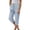 Light Blue, variant on Fall Womens Pants Plus Size, Womens Cotton Linen Pants Capris Pants Drawstringt Loose Casual Pants Summer Pants Cropped Trousers XXL
