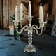 thumbnail image 1 of Candelabro de metal estilo europeo | Decoración de mesa vintage para cenas románticas y bodas | Candelabro galvanizado, 1 of 7