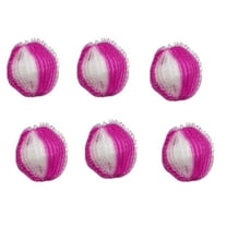 VALSEEL Dryer Balls 6pc Hair Lint Fluff Grabbing Laundry For Washing Machine Wash Ball Cleaning Laundry Supplies Cleaning Supplies