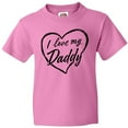 thumbnail image 3 of Inktastic I Love My Daddy in Black Chalk Heart Youth T-Shirt, 3 of 5