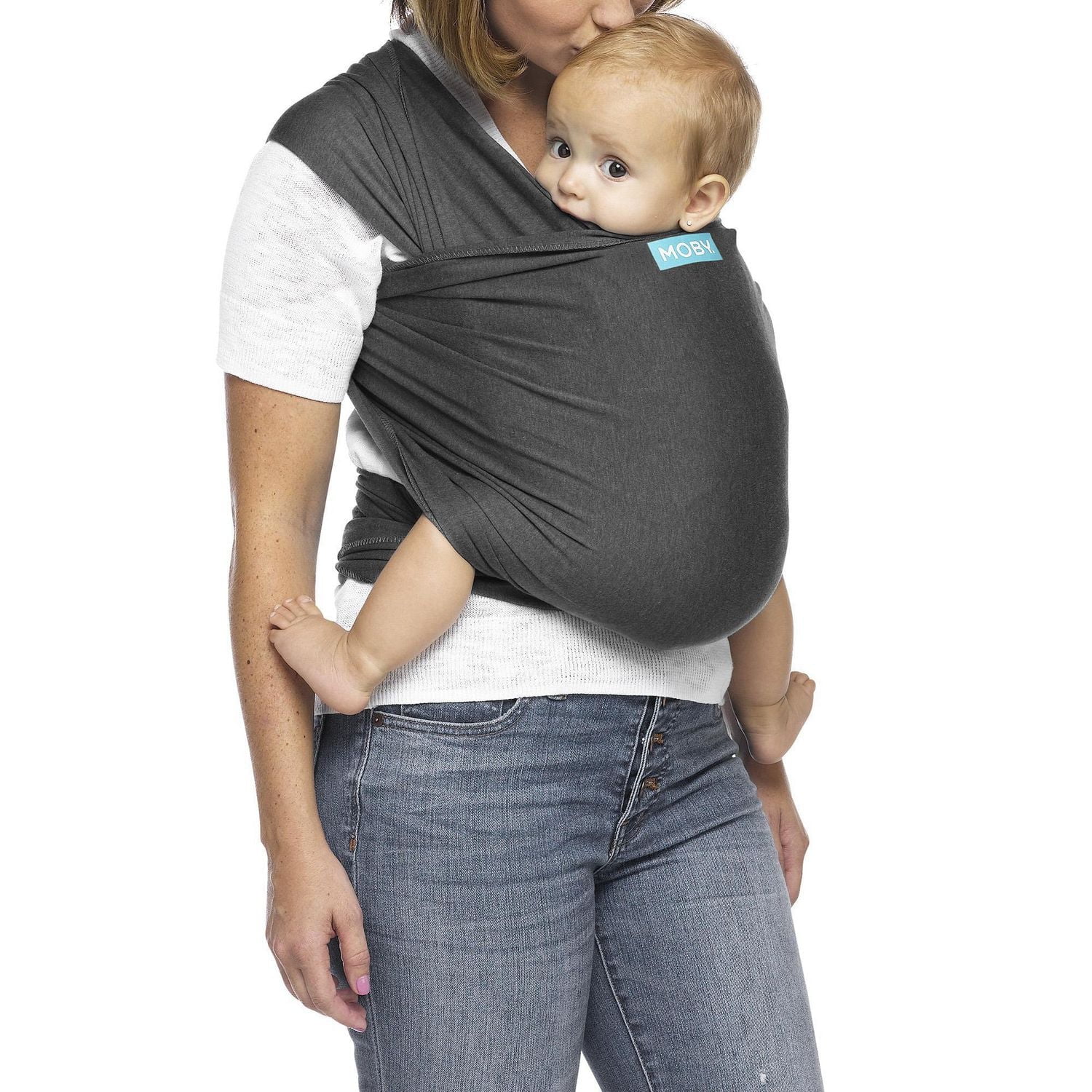 MOBY Wrap Baby Carrier - Evolution Wrap for Newborns & Infants - One size