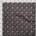 thumbnail image 4 of oneOone Cotton Flex Black Fabric Florals Quilting Supplies Print Sewing Fabric By The Yard 40 Inch Wide, 4 of 4