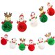 thumbnail image 3 of Decoraciones navideñas, bola de papel de muñeco de nieve de Papá Noel, flor para tirar, diseño de lugar de festival, papel, 3 of 3