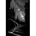thumbnail image 2 of Shen, Yanyu 11x14 White Modern Wood Framed Museum Art Print Titled - Light Painting Under The Milky Way, 2 of 4