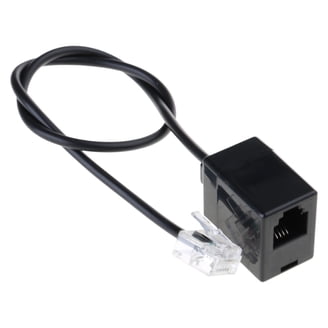 Cavo Convertitore Ethernet RJ11 A RJ45, Connettore 8P8C A Adattatore Per Presa Telefonica 6p4c Per Servizio Fisso Confezione Da 2 79453510