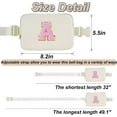 thumbnail image 2 of DAKIMOE Fanny Packs Purse Crossbody Belt Bag Waist Packs with Letter 4 5 6 7 8 9 10 11 12 13 Year Old Personalized Birthday Gift for Christmas Teens Sister Her, 2 of 7