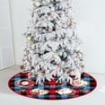 thumbnail image 6 of Eoozwa 1 Packs Knitted Christmas Tree Skirt with Cable Pattern, Durable Polyester Fabric, Festive Home Decor for Holiday Gatherings, Large 35.4 Inch Round Tree Mat Gift Wrap Base, 6 of 6