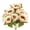 White, variant on 9-Headed Artificial Sunflower Bouquet, Vibrant Faux Flowers for Autumn Home Decor and Table Arrangements