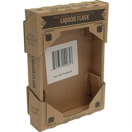 UPC: 0841659100853 | Brown Window Box for 8oz Flask