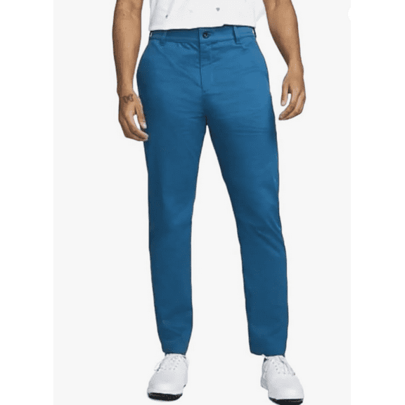 NIKE MENS SLIM-FIT GOLF CHINO PANTS BLUE DA4130-404 Size 35x30