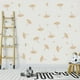 thumbnail image 4 of Papel pintado de estilo bohemio para habitación infantil, pintado a mano, con pequeñas flores frescas y retro., 4 of 6