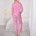 thumbnail image 6 of Wukai Breast Cancer Awareness (3) Print Women's Pajama Set - Soft Long Sleeve Sleepwear for Comfort and Style-XX-Large, 6 of 9