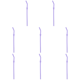 thumbnail image 1 of Press In Straw Pajita Larga Silicona para Hydroflask 40 Oz () Púrpura, 1 of 9