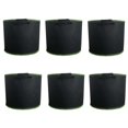 thumbnail image 1 of 6 Packs Grow Bags Heavy Duty Thickened Nonwoven Plant Fabric Pots with Handles, 1 of 6