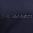thumbnail image 3 of CafePress - Delta Sigma Phi Grayscale Logo T Shirt - Women's V-Neck Dark T-Shirt, 3 of 4