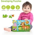 thumbnail image 5 of 2-5 year old, 6x9 piece wooden puzzles, educational toys, 5 of 5