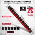 Tool Screwdriver Rack ZHZFKQ 3-Piece Magnetic Screwdriver Organizer&Wrench Organizer,42-Slot ...