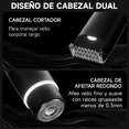 thumbnail image 4 of Depiladora Eléctrica 2 En 1, Afeitadora Portátil De 8000 Rpm Belug, Negra Dorada, 4 of 5