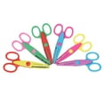 thumbnail image 4 of LAFGUR Kids Paper Scissors, Kids Scissors 6 Pcs Colorful Safe To Use Paper Edge Scissors With Colors Design For Art Paper Cutting For Photo Album, 4 of 8