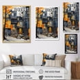 thumbnail image 4 of Designart "Cityscape Alleyway Collage VII" Cityscapes Floater Framed Canvas Wall Art, 4 of 7