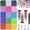 Z_15 Color, variant on 28 Colors Bedazzling Kit Rhinestones 3MM 22400 PCS Flatback Gems with 3PCS B7000 Glue,Rhinestones for Bedazzling for Clothing Shoes Nail Book Diamond Art