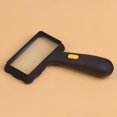 thumbnail image 1 of Lupa rectangular de mano, lupa con luz LED, lupa de lectura 2X para personas mayores, baja visión, degeneración macular, 1 of 5