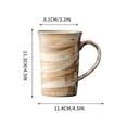 thumbnail image 3 of shyuyusa Ceramic Cup Simple Style Drinkware For Home Kitchen Office Desktop Coffee Tea Water Container Daily Use Supply, 3 of 7