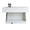 White, variant on Practical Wall Mounted Storage Shelf Wall Mounted Drawer with Compartment