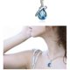 thumbnail image 3 of KAIYANG pieza de collar con colgante de diamante y gota de agua de cristal de lágrimas de ángel, 3 of 3