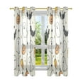 thumbnail image 7 of Yayeee Window Curtains Set of 2 for Living Room Light Filtering 63"x42", Halloween Happy Ghosts, 7 of 7