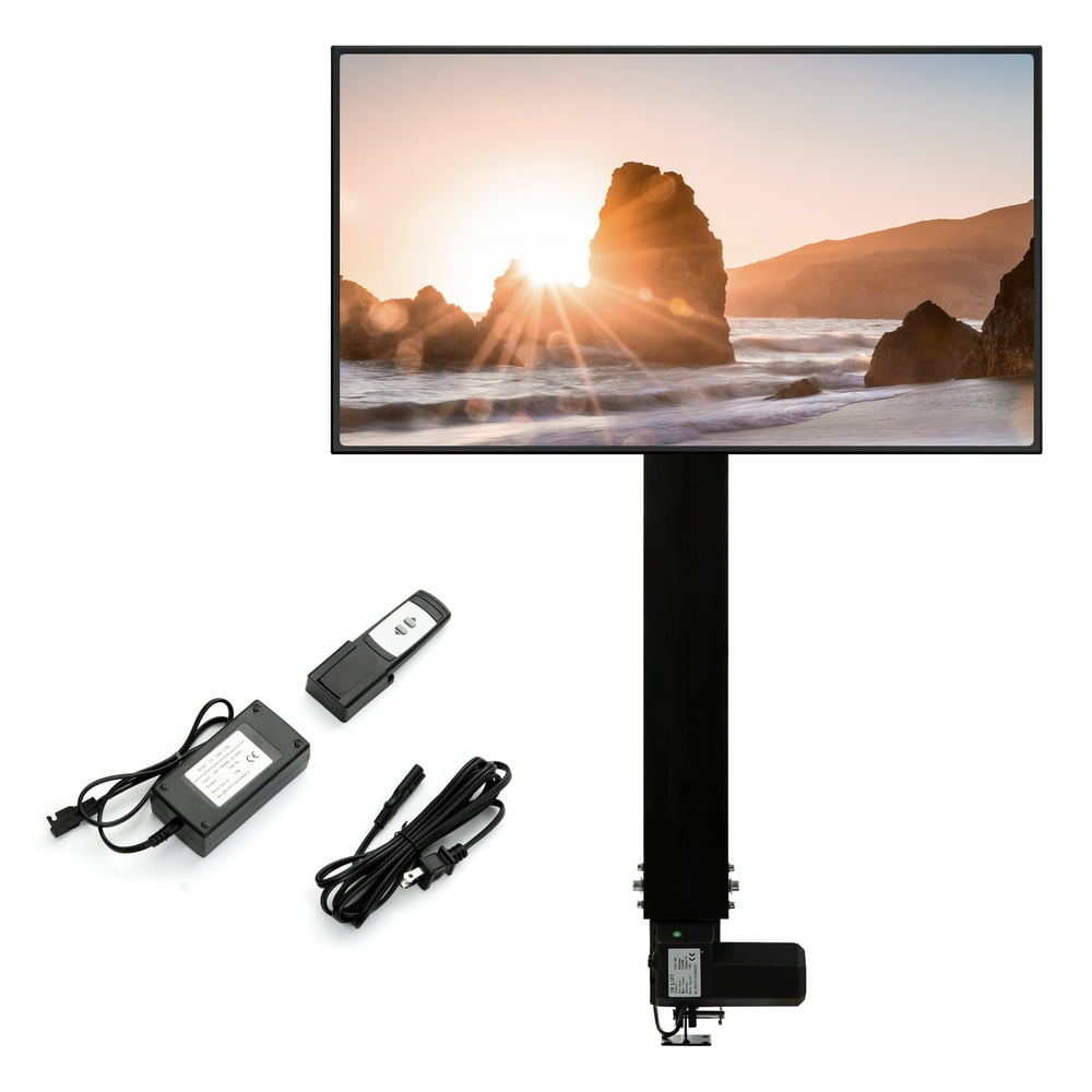 Motorized TV Lift for 20"60" TVs in Black for Remote Control with