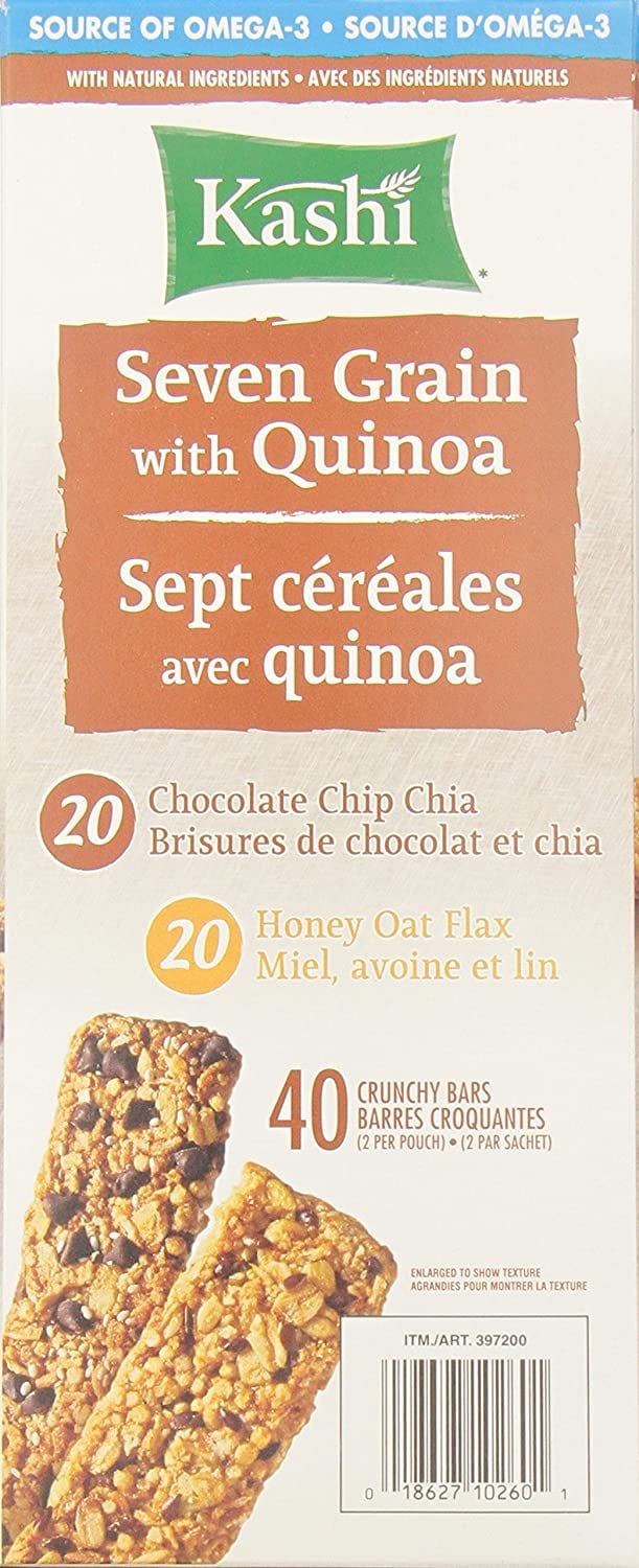 Kashi Seven Grain with Quinoa Bars - 40-Count [Snacks & Sundries]