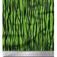 thumbnail image 1 of Soimoi Green Cotton Duck Fabric Wild Animal Skin Print Fabric by The Yard 42 Inch Wide, 1 of 1