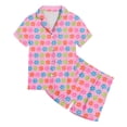 thumbnail image 6 of Kogui Kids Pajamas Girls Little Girls Pajamas Summer Short Sets Sleepwear Toddler Pjs Clothes 2T 3T (Pink,2-3 Years), 6 of 6