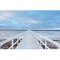 thumbnail image 2 of Oleksinski, Jacek 24x17 White Modern Wood Framed Museum Art Print Titled - The bridge, 2 of 4