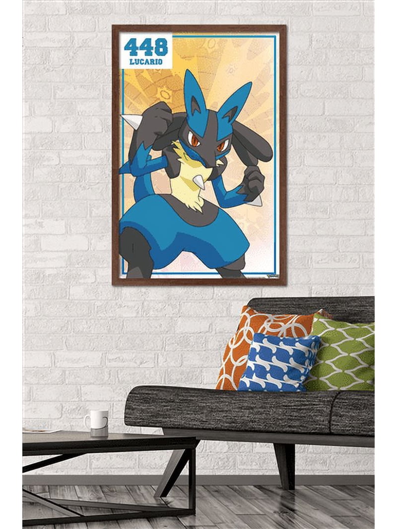 Pokémon - Lucario 448 Wall Poster, 22.375