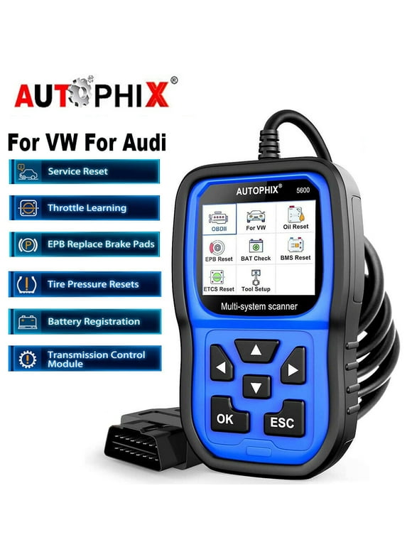 AUTOPHIX 5600 OBD2 Scanner For VW For Audi All System Engine ABS Bms Transmission Oil Reset Battery Registration Diagnostic Tool - Foto 10