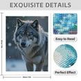 thumbnail image 3 of Diamond Art Kits for Adults - 5d Winter Wolf Snowfall Scene Diamond Painting for Adults, Diamond Art for Adults Beginners, Diamond Painting Kits for Adults for Home Wall Decor, 3 of 7