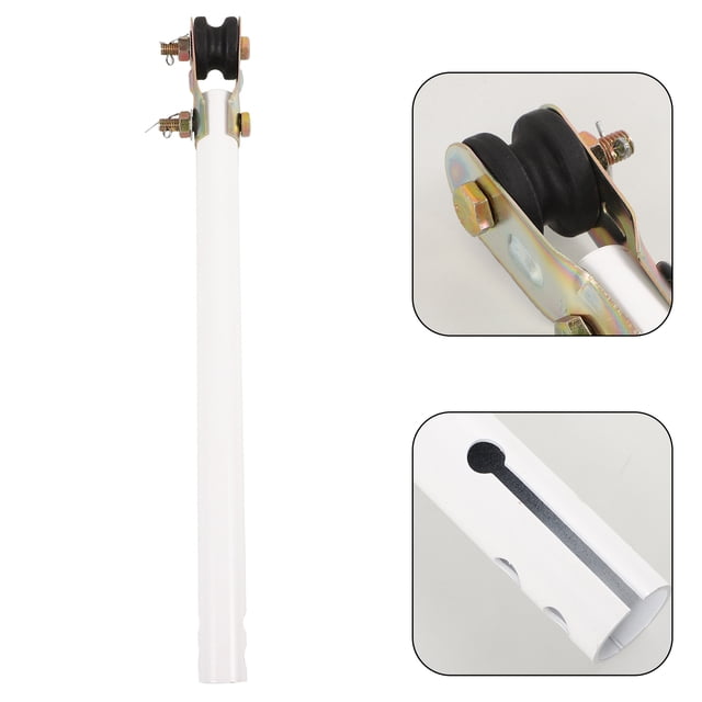 FUTUREORYY 1Set Metal Ceiling Fan Extension Rod Universal Design for High Ceilings Pole for Ceiling Fan 15.0In