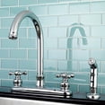 thumbnail image 2 of Kingston Brass FB7791AXSP Victorian 8-inch Centerset Kitchen Faucet, Chrome, 2 of 2