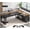 Brown, variant on 71" L-Shaped Executive Desk with Power Outlets & Mobile CPU Stand, Computer Desk with Storage Shelves, File Cabinet & Pegboard for Office, Home, Brown