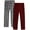Red Plaid/White Plaid, variant on Quad Seven Boys' Pajama Pants - 2 Pack Fleece Sleep and Lounge Pants (Size: 5-18)