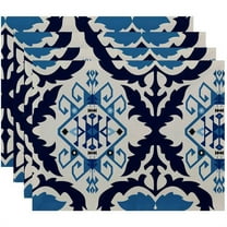 Simply Daisy 18" x 14" Bombay 6 Geometric Print Placemat