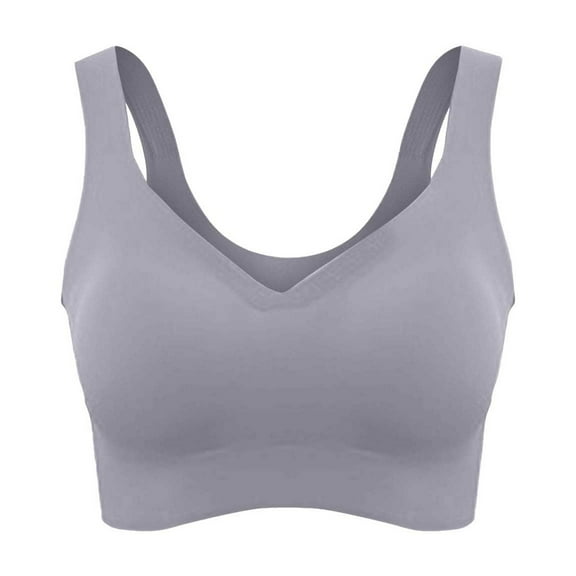 Womens Underwear Seamless without Underwire Running Vest Yoga Sports Bamboo Cool Underwear for Women