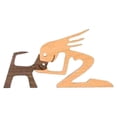 thumbnail image 1 of Estatua de madera Toystoory Mascota Humana Adorno Decorativo Tipo 4, 1 of 6