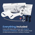 thumbnail image 3 of LUXE Bidet NEO 185 - Self-Cleaning, Dual Nozzle, Non-Electric Bidet Attachment for Toilet Seat, Adjustable Water Pressure, Rear and Feminine Wash (White), 3 of 10