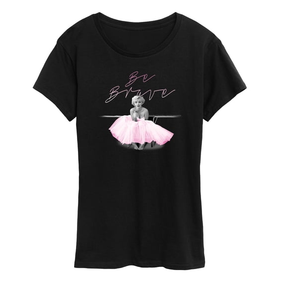 Marilyn Monroe - Be Brave Short Sleeve Graphic T-Shirt