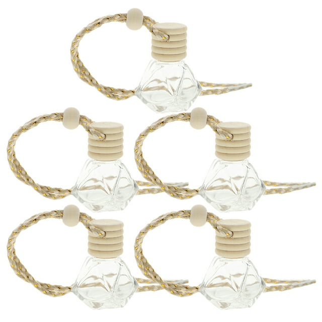 5pcs botellas de perfume decorativa delicadas contenedores de perfumes transparentes difusores